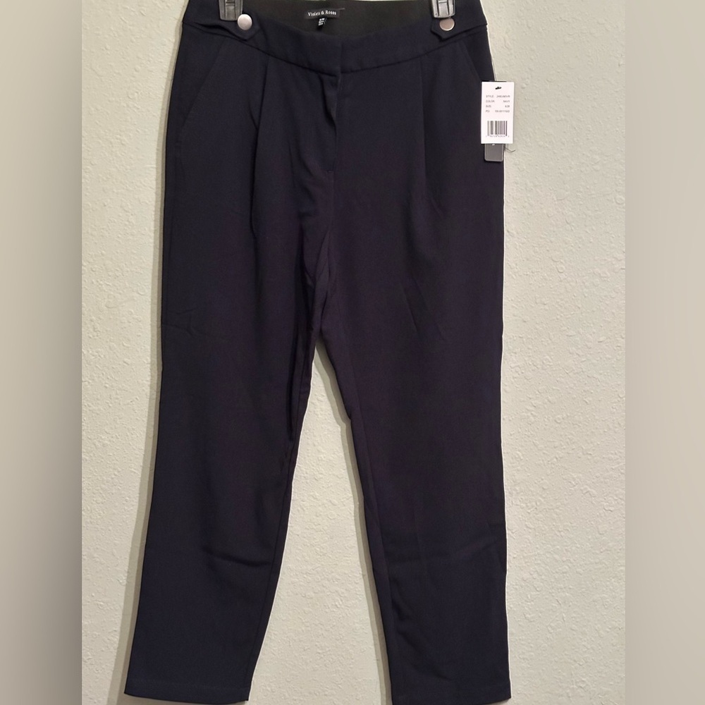 NWT Violets & Roses Addley High Rise Straight Pant - Picture 14 of 16